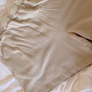 Saks Fifth Avenue Cream Highwaisted Shorts